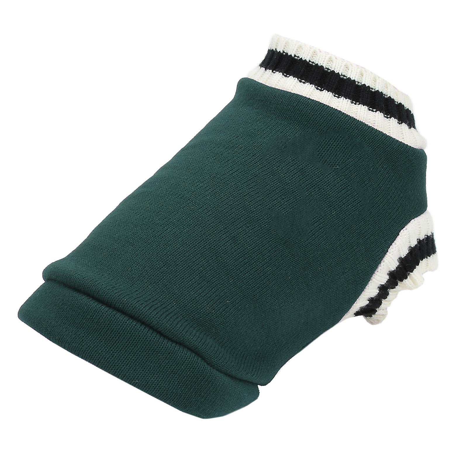 Dog Sweater Campus Style Knitted V Neck Pullover Vest Pet Sweater For Autumn And Wintergreen S