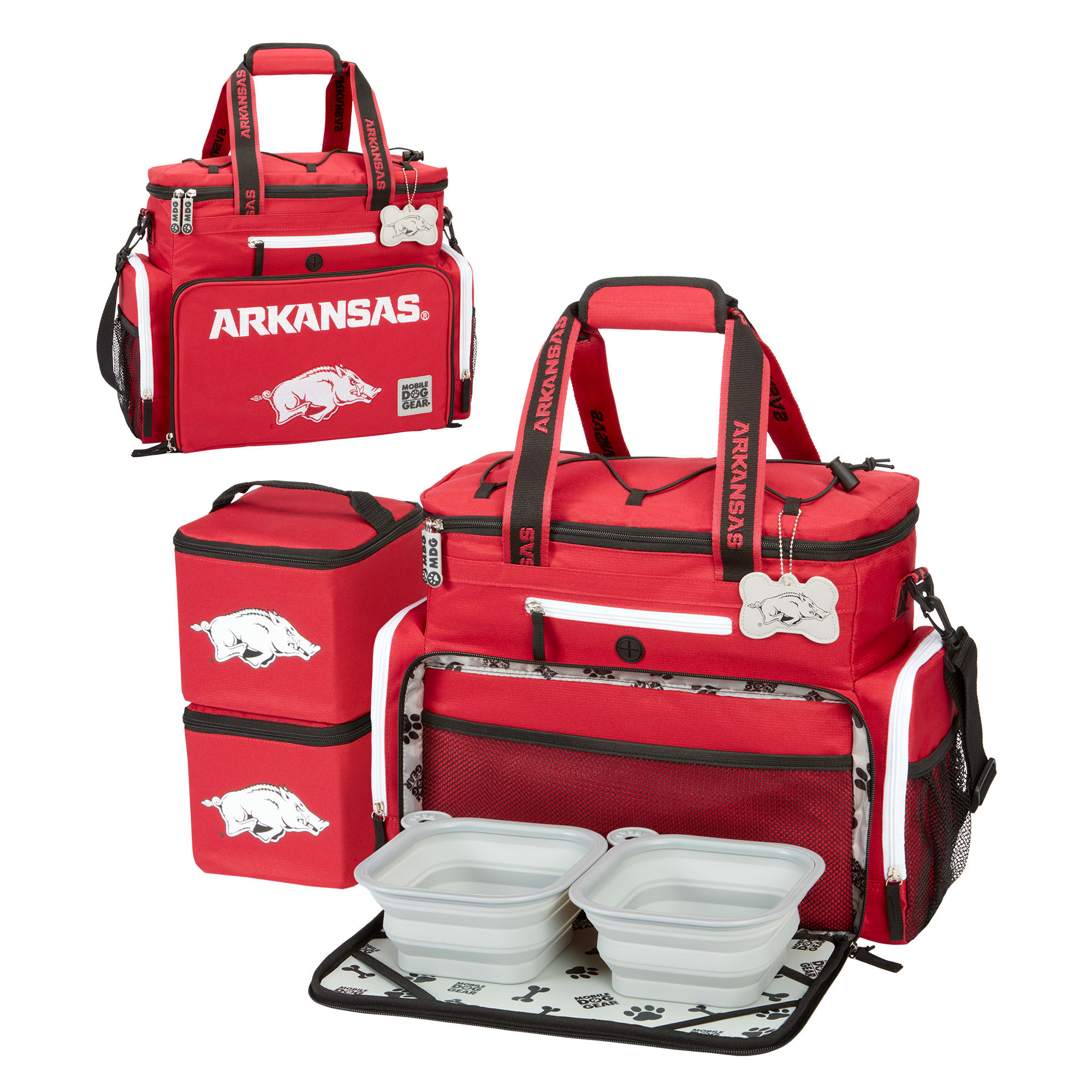 Mobile Dog Gear Arkansas Razorbacks NCAA Week Away Bag