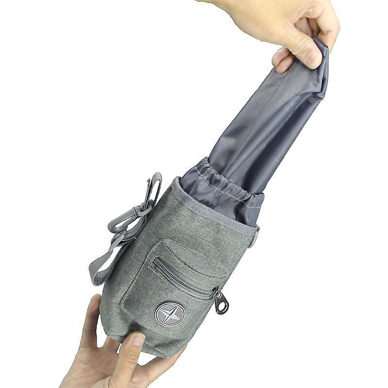 Wear resistant portable dog treat pouch