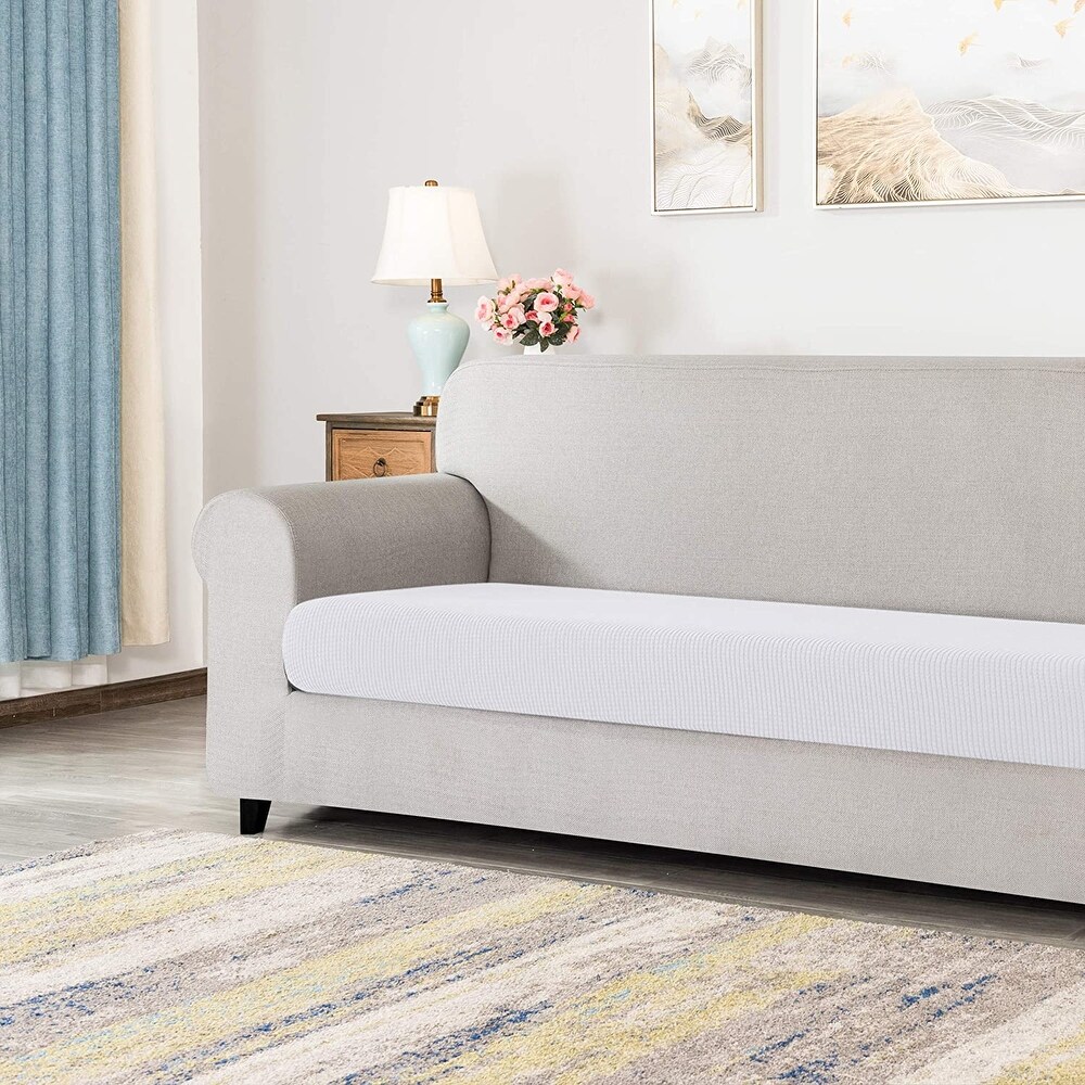 CHUN YI Stretch Couch Cushion Covers Sofa Seat Slipcover