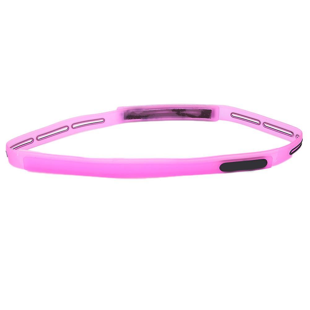 Soft Pvc Outdoor Sports Fitness Multi-function Portable Running Sweat Head Band Sweatband(pink)