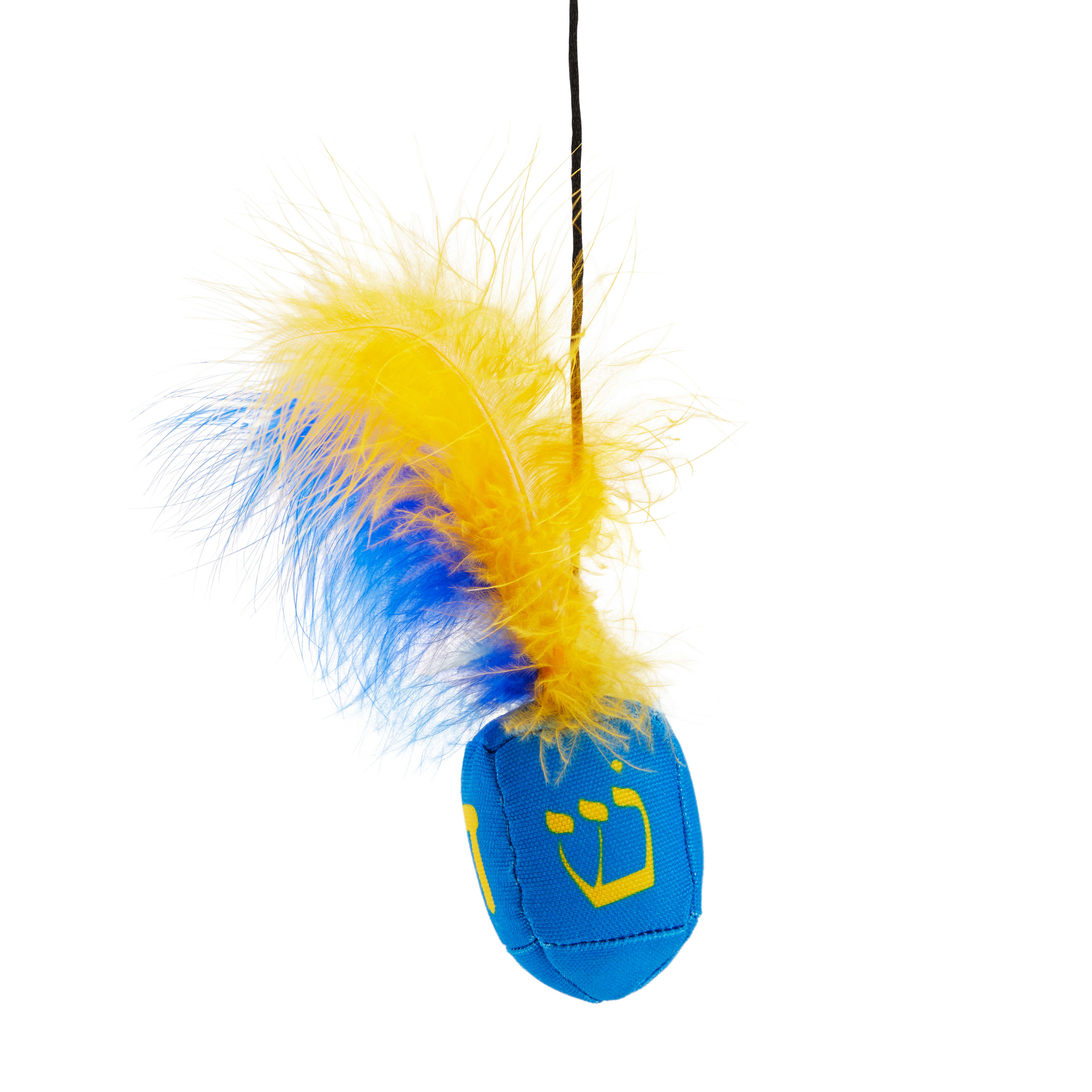 More and Merrier Cat Dreidel Teaser Toy