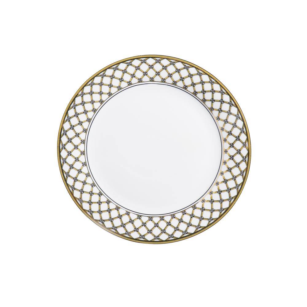 Lorren Home Trends 57-Piece Specialty Gold Porcelain Dinnerware Set (Service for 8) Anabelle-57