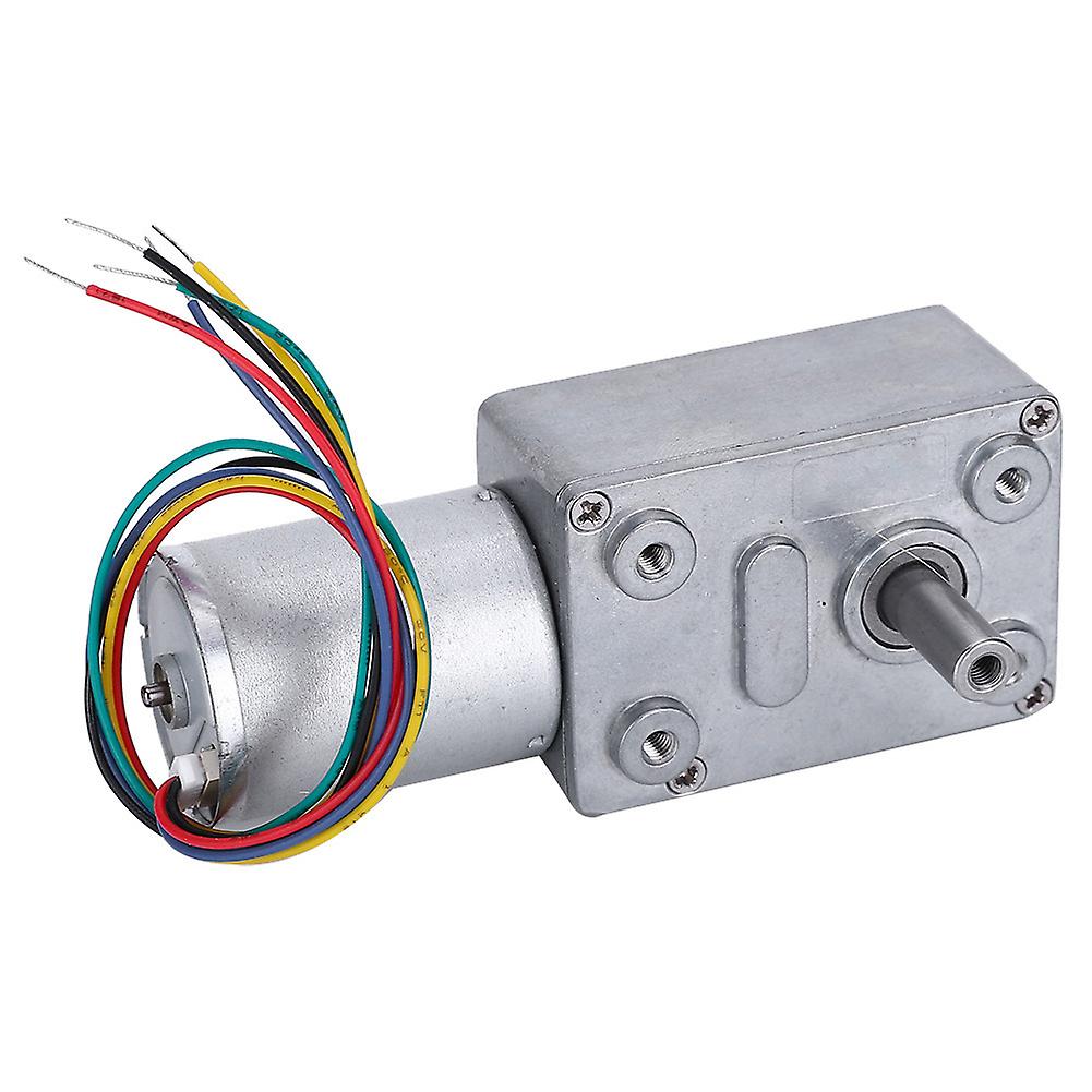 12v Dc Speed Reduction Worm Motor Self Locking Reversible Gear Motor Eletrical Parts(40rpm )