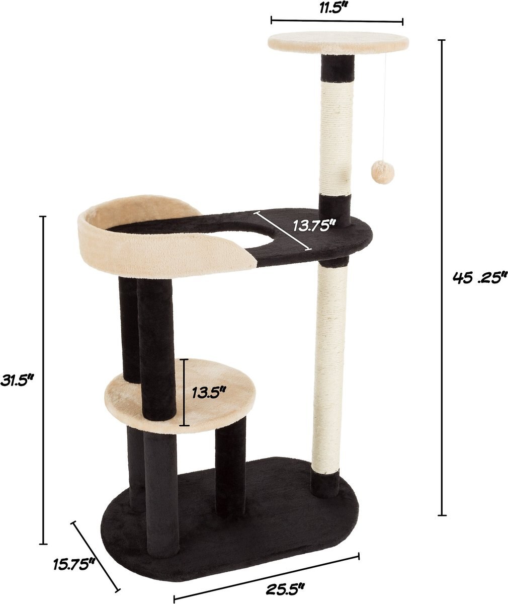 Pet Adobe 4-Tier Sisal 42-in Cat Tree