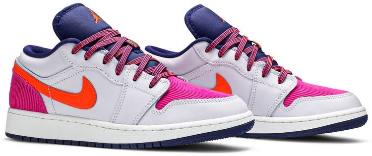 Air Jordan 1 Low GS 'Fire Pink Hyper Crimson' 554723-502