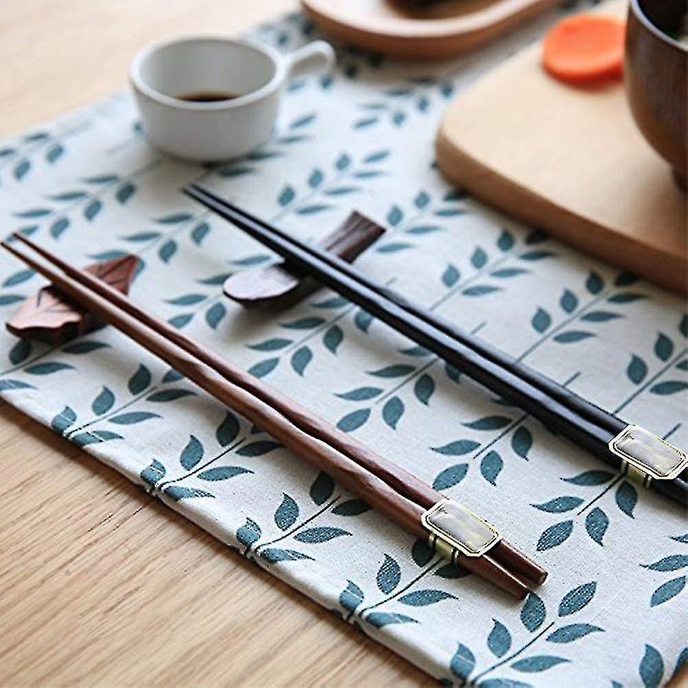 5 Pairs Natural Chopsticks Wood Reusable Chopsticks Tableware Set