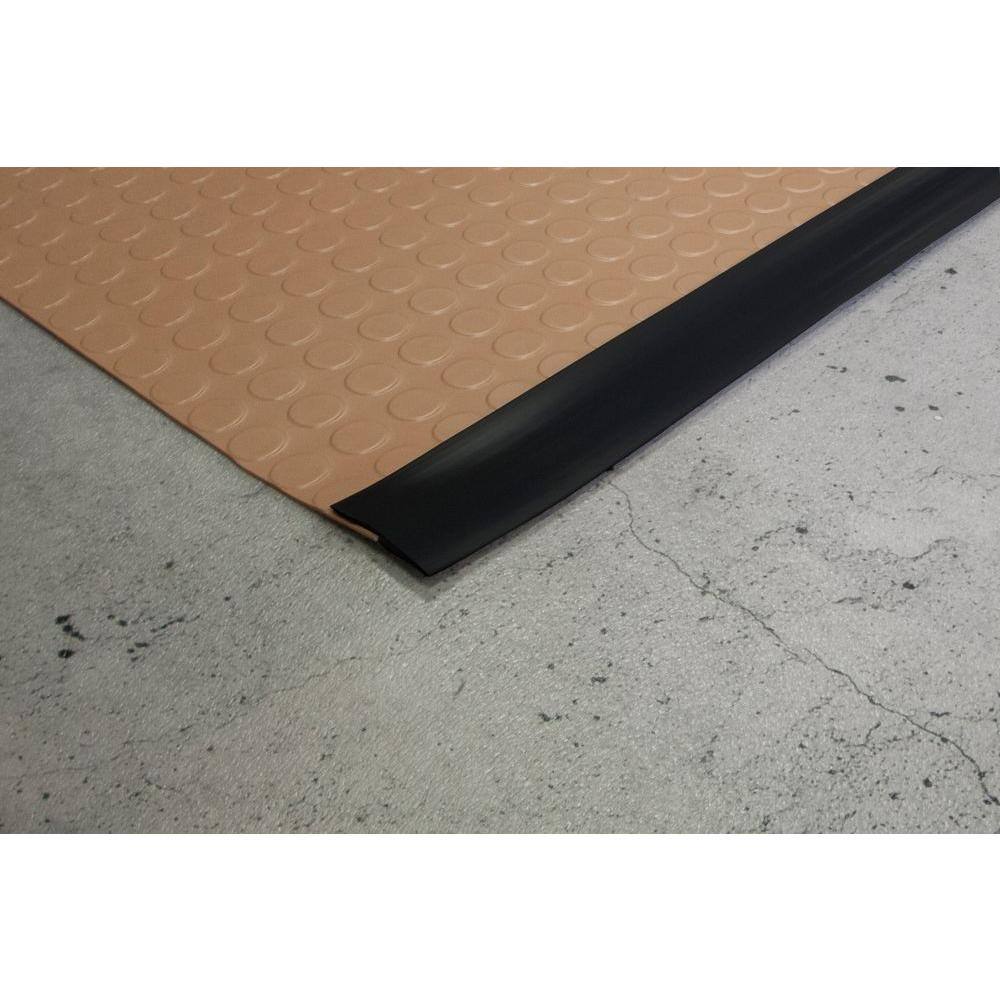 G-Floor 25 ft. length Midnight Black Mat Edge Trim GFEDGE25MB