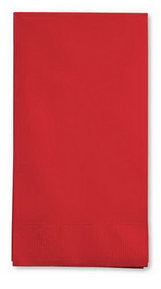 Creative Converting 951031 Classic Red Guest Towel...