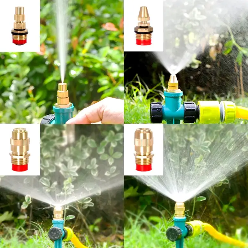 1/2 inch Brass Misting Sprinkler nozzle for Garden Watering Irrigation system