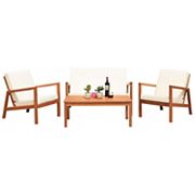 Safavieh Larence Loveseat， Chair， Coffee Table 4-piece Set