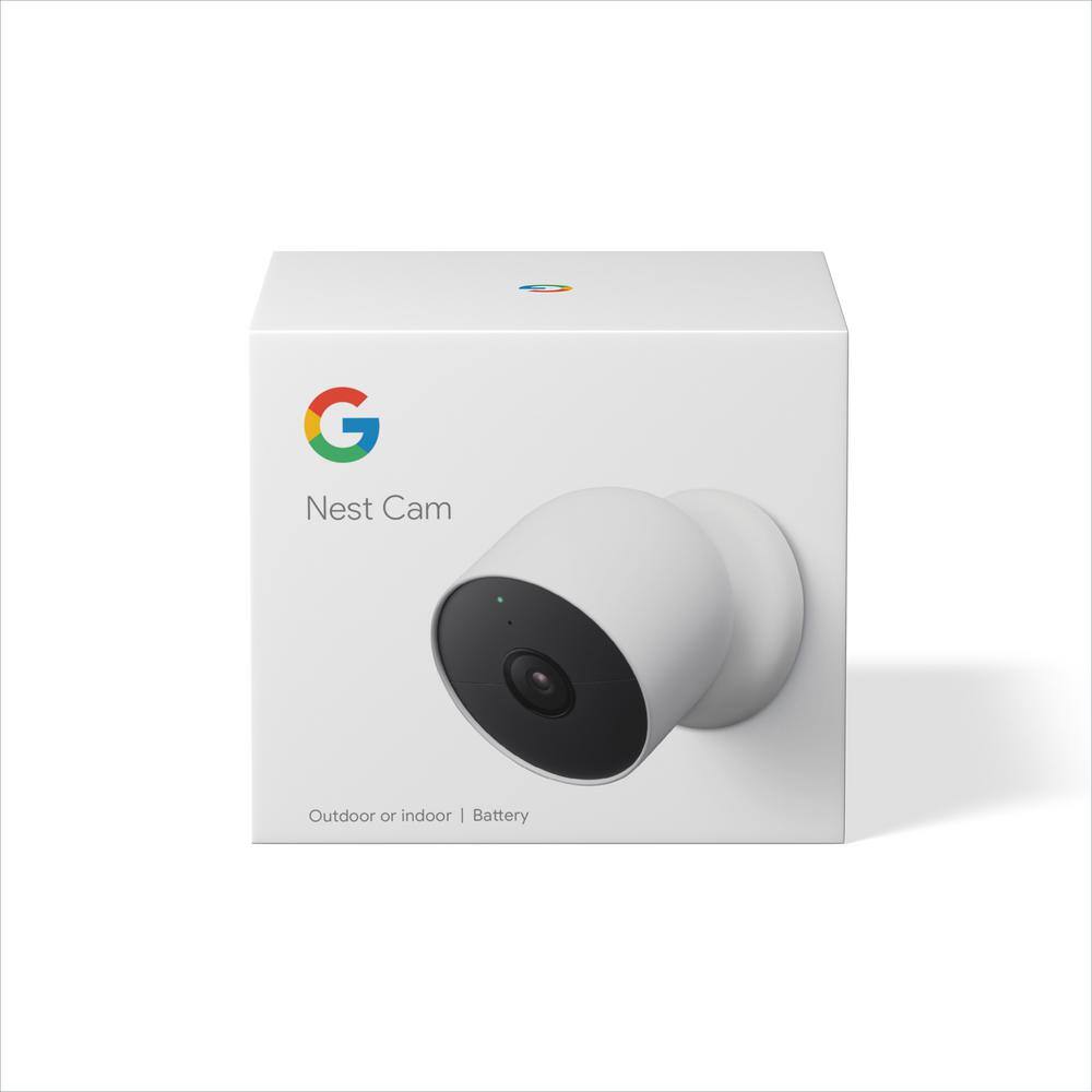 Google Nest Cam (Battery) - Indoor and Outdoor Wireless Smart Home Security Camera GA01317-US