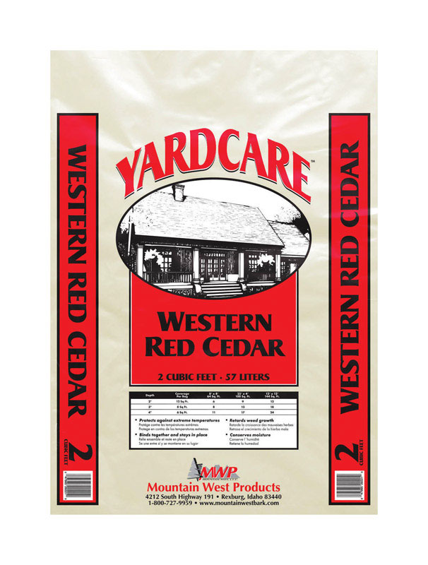 Yardcare Red Western Red Cedar Mulch 2 cu ft