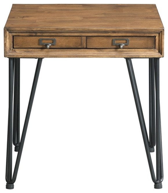 Picket House Furnishings Tanner End Table   Midcentury   Side Tables And End Tables   by Homesquare  Houzz