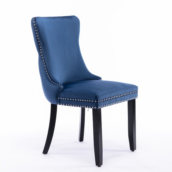 Upholstered Wing-Back Dining Chair