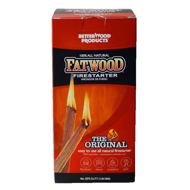 Better Wood Products All natural Pine Wood Fatwood Firestarter For Fireplace Chimeneas Grill Or Pellet amp Wood Stoves 5 pound Box