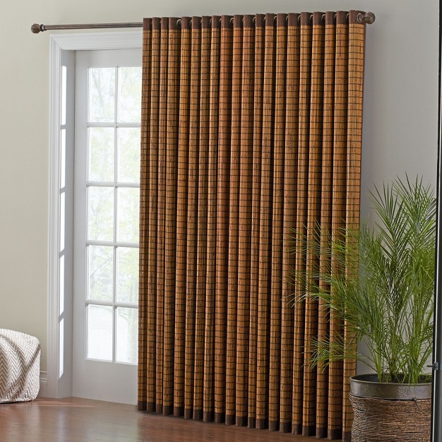 Brylanehome Bamboo Grommet Panel Window Curtain