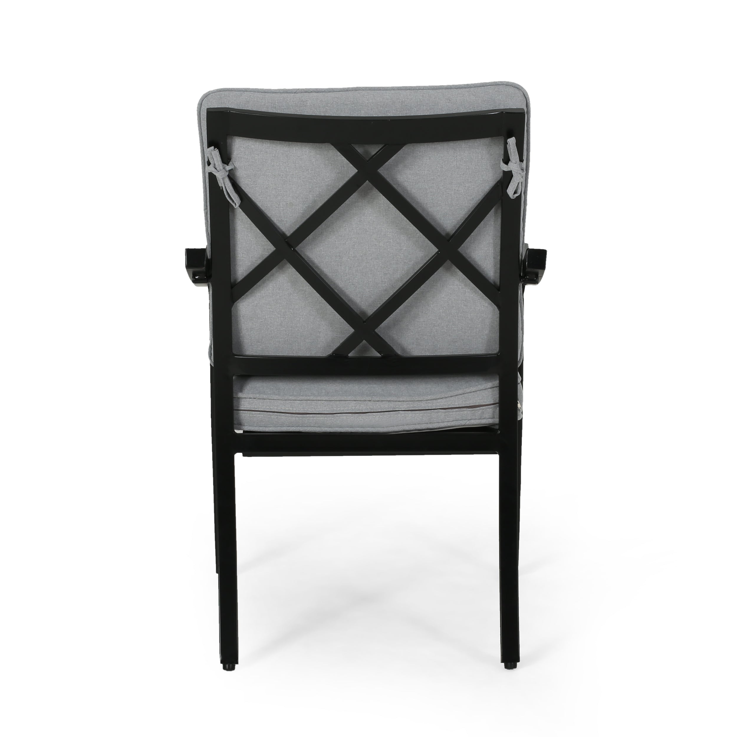 Carlson Diego Outdoor Aluminum Dining Chairs with Cushions (Set of 2)