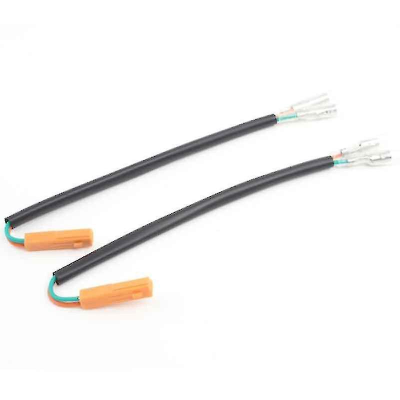 2pcs Turn Signal Wiring Harness Adapter Plug For Z125 Z250 Z300 Z650