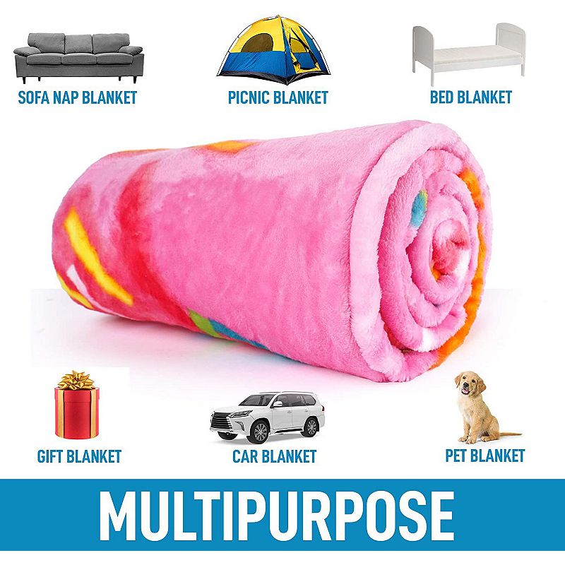 Giant Donut Blanket for Adult and Kids (60 Inches)