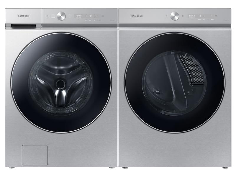 Samsung WF53BB8900AT Bespoke 5.3 Cu. Ft. Ultra Capacity Front Load Washer With Ai Optiwash™ And Auto Dispense In Silver Steel