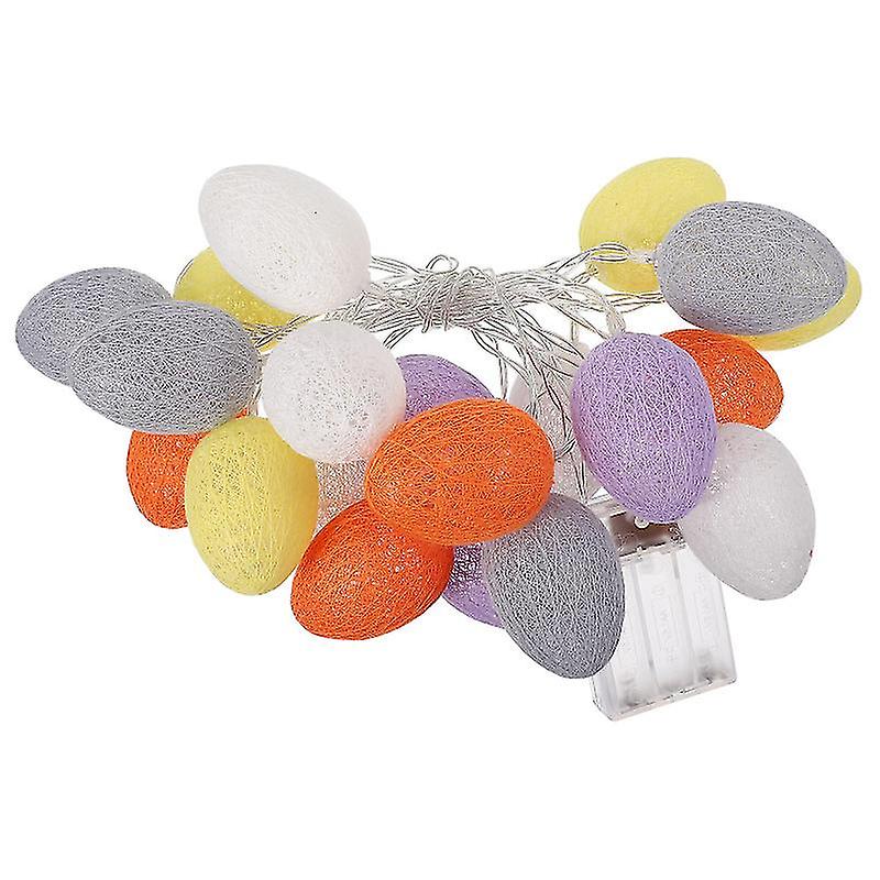 1 Set Easter Eggs String Light Led String Lights Easter Decoration (no Bettery)