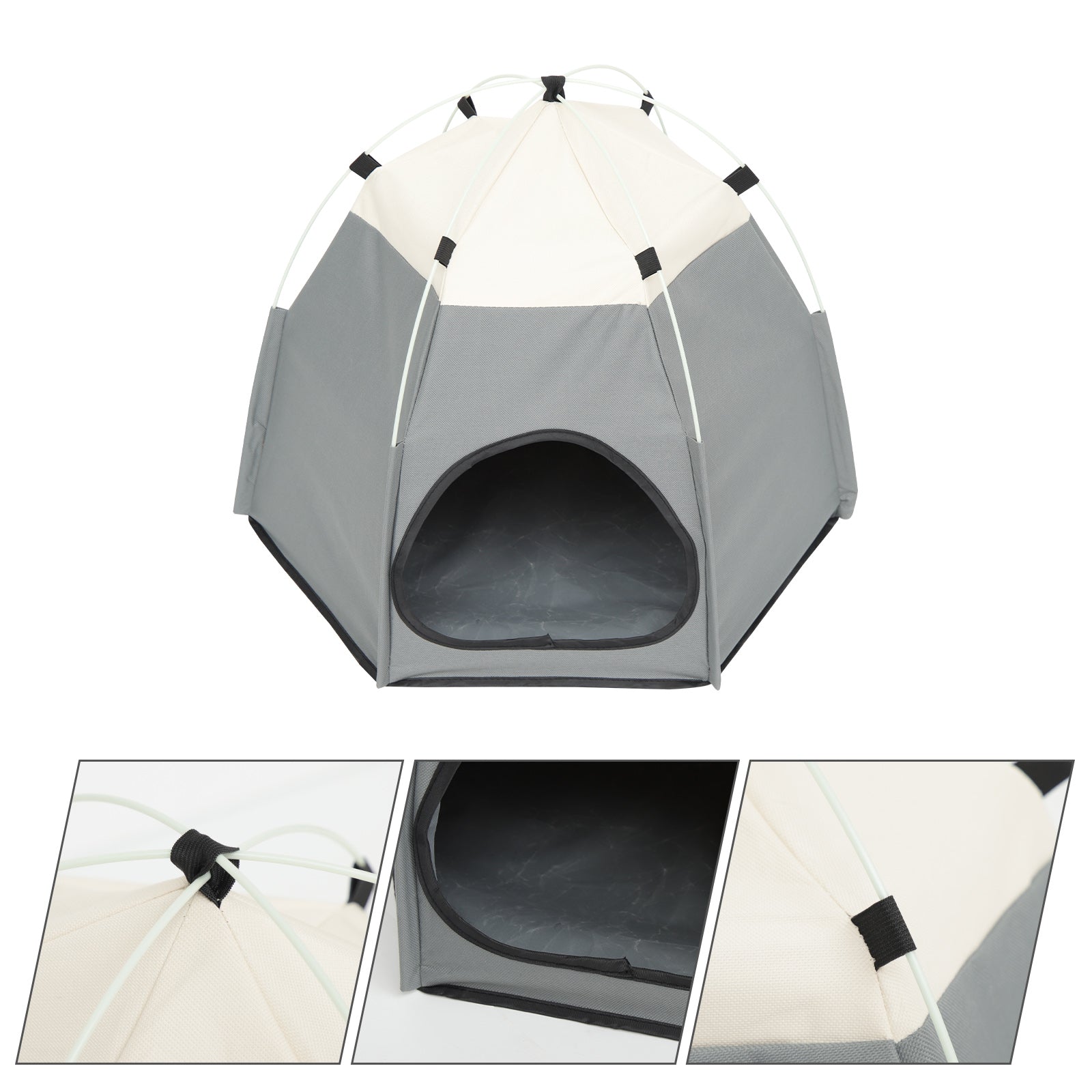 Tent Pet Cat Dog House Sleeping Tent Indoorkitten Bedhouse Decorative Household Comfortable Adorable Play Foldable