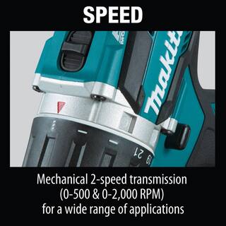 Makita 18V LXT Lithium-Ion Compact Brushless Cordless 12 in. Driver-Drill Kit with Two 5.0 Ah Batteries Charger Bag XFD12T