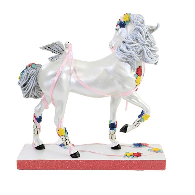 Trail Of Painted Ponies Peacekeeper One Figurine 7 25 Inches Lorna Matsuda Limited Edition 6008841le Polyresin White