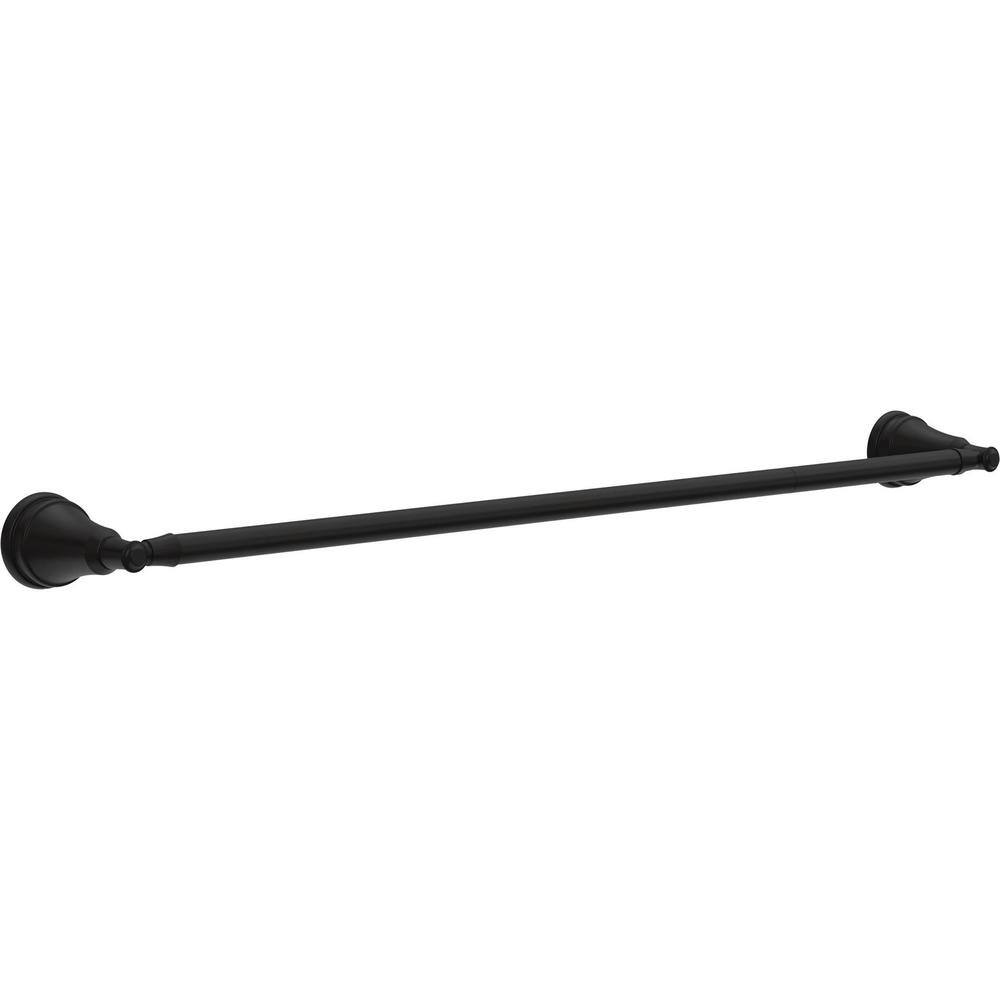 Delta Mylan 18 in. Towel Bar with 6 in. Extender in Matte Black MYN18-MB