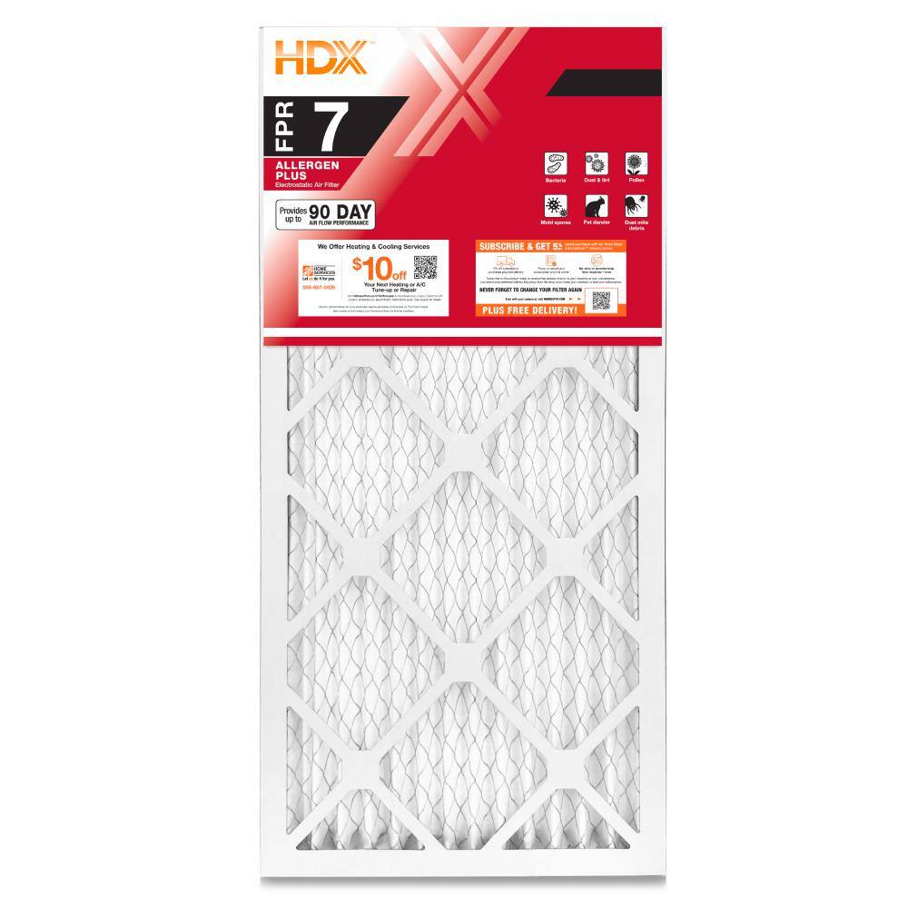 HDX 12 in. x 18 in. x 1 in. Allergen Plus Pleated Air Filter FPR 7 HDX1P7-011218