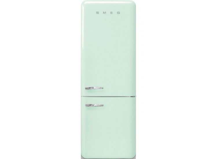 Smeg 50's Retro Style Aesthetic 18 Cu. Ft. Pastel Green Right-Hinge Bottom Freezer Refrigerator With Manual Ice Maker