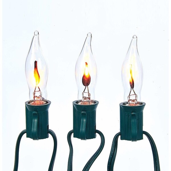 Kurt Adler UL 10Light Flicker Flame Longer Light Set