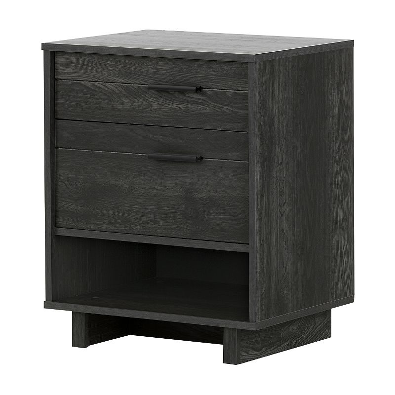 South Shore Fynn Nightstand with Cord Catcher