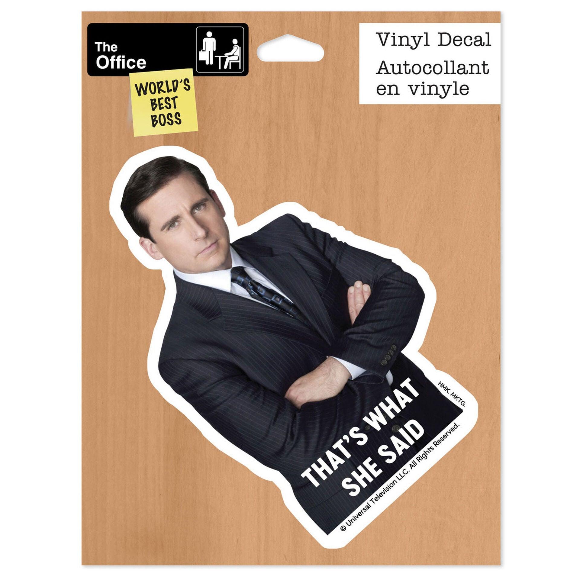 Hallmark  The Office® Michael Scott That's What She Said Vinyl Decal