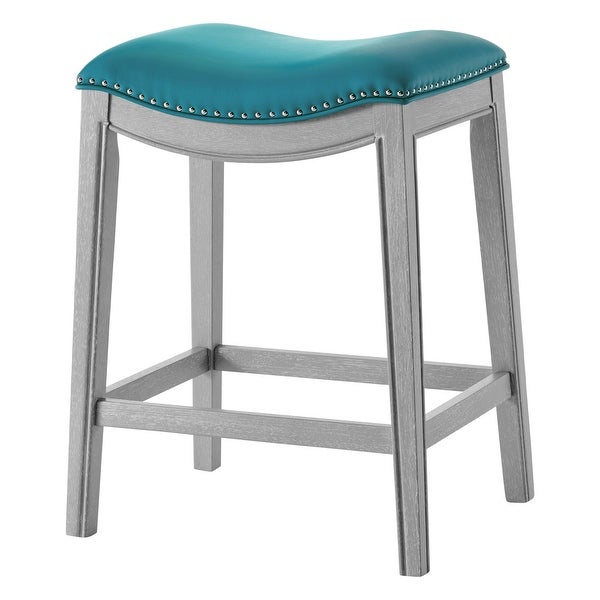 Grover Faux Leather Upholstered Counter Stool