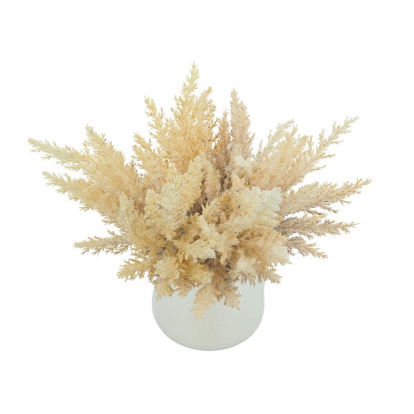 Pampas Arrangement in a Glass Vase