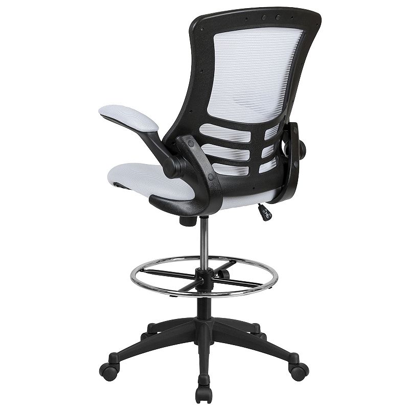 Flash Furniture Mid-Back Mesh Ergonomic Drafting Office Chair