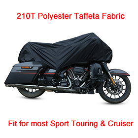 Motorcycle Half Cover L Black Outdoor Waterproof Rain Dust UV Protector