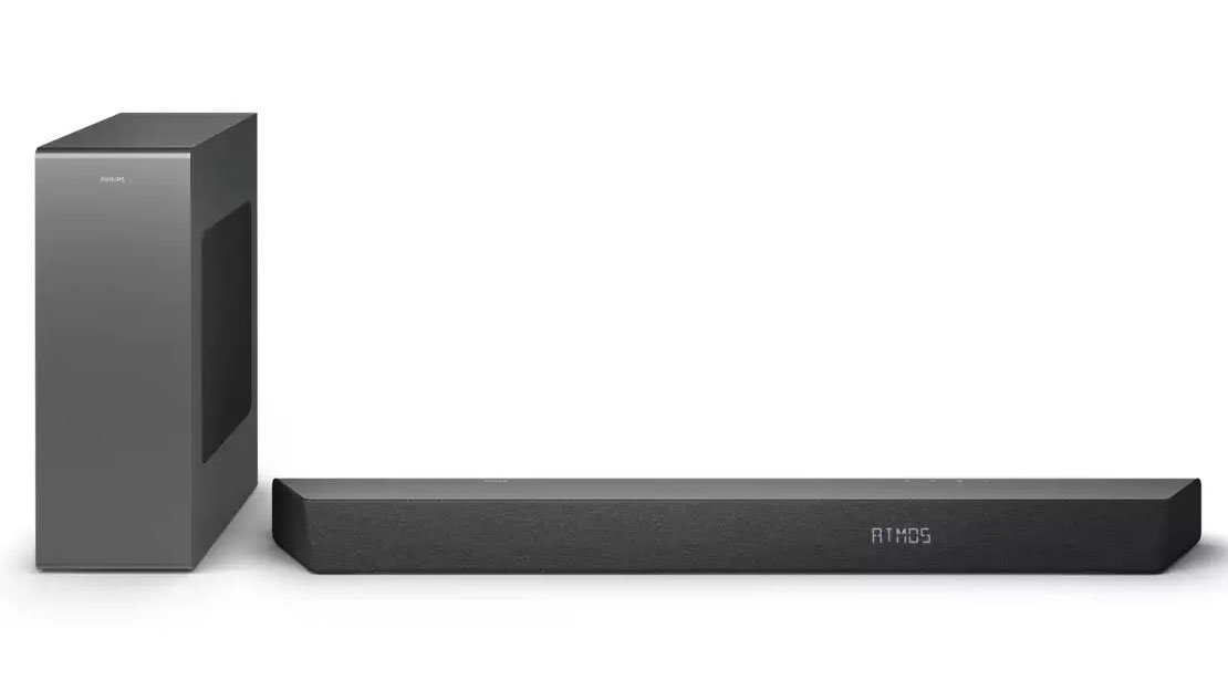 Philips 8000 Series 3.1 Channel Soundbar With Wireless Subwoofer