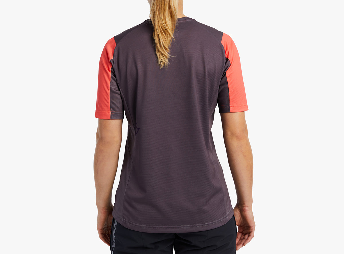Race Face Indy Short Sleeve MTB Jersey - Womens - Coral - 2022