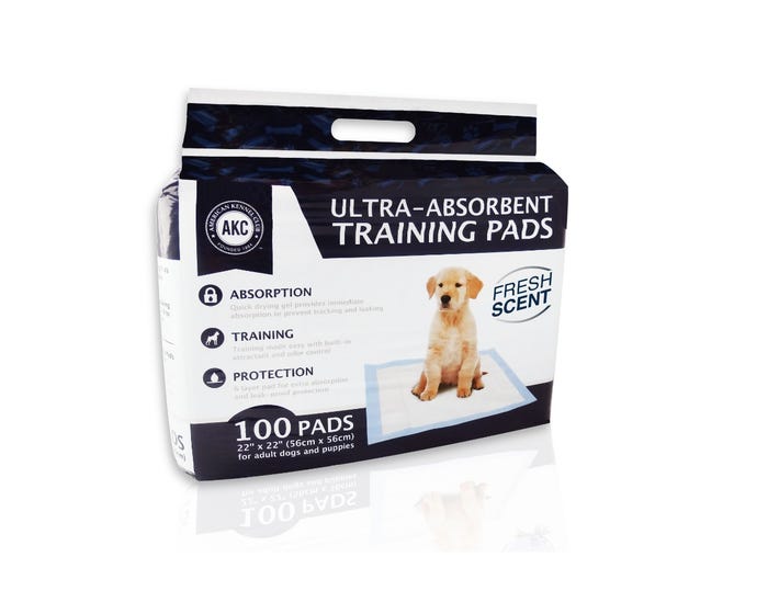 American Kennel Club Training Pads， 100 Count Pack