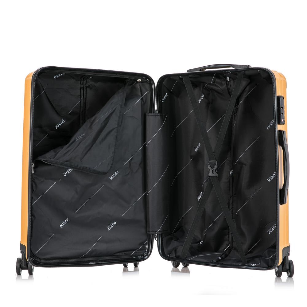 DUKAP Stratos Lightweight Hardside Spinner 3-Piece Luggage Set 20 in., 24 in., 28 in. in Terracota DKSTRSML-TER