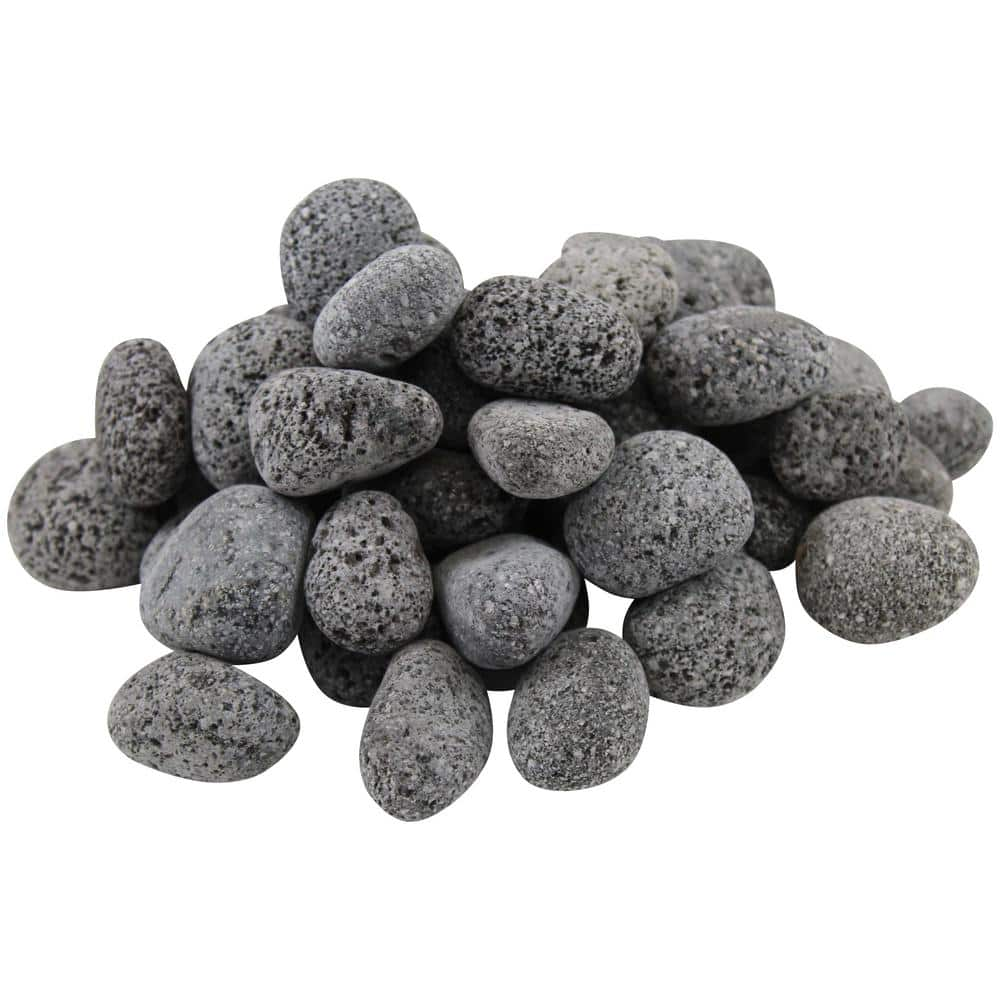 Margo Garden Products 20 lb. Black Lava Pebbles DFBLP2-20