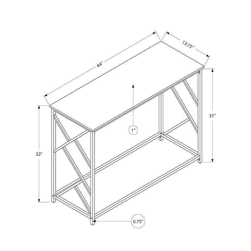 Monarch Contemporary Console Table