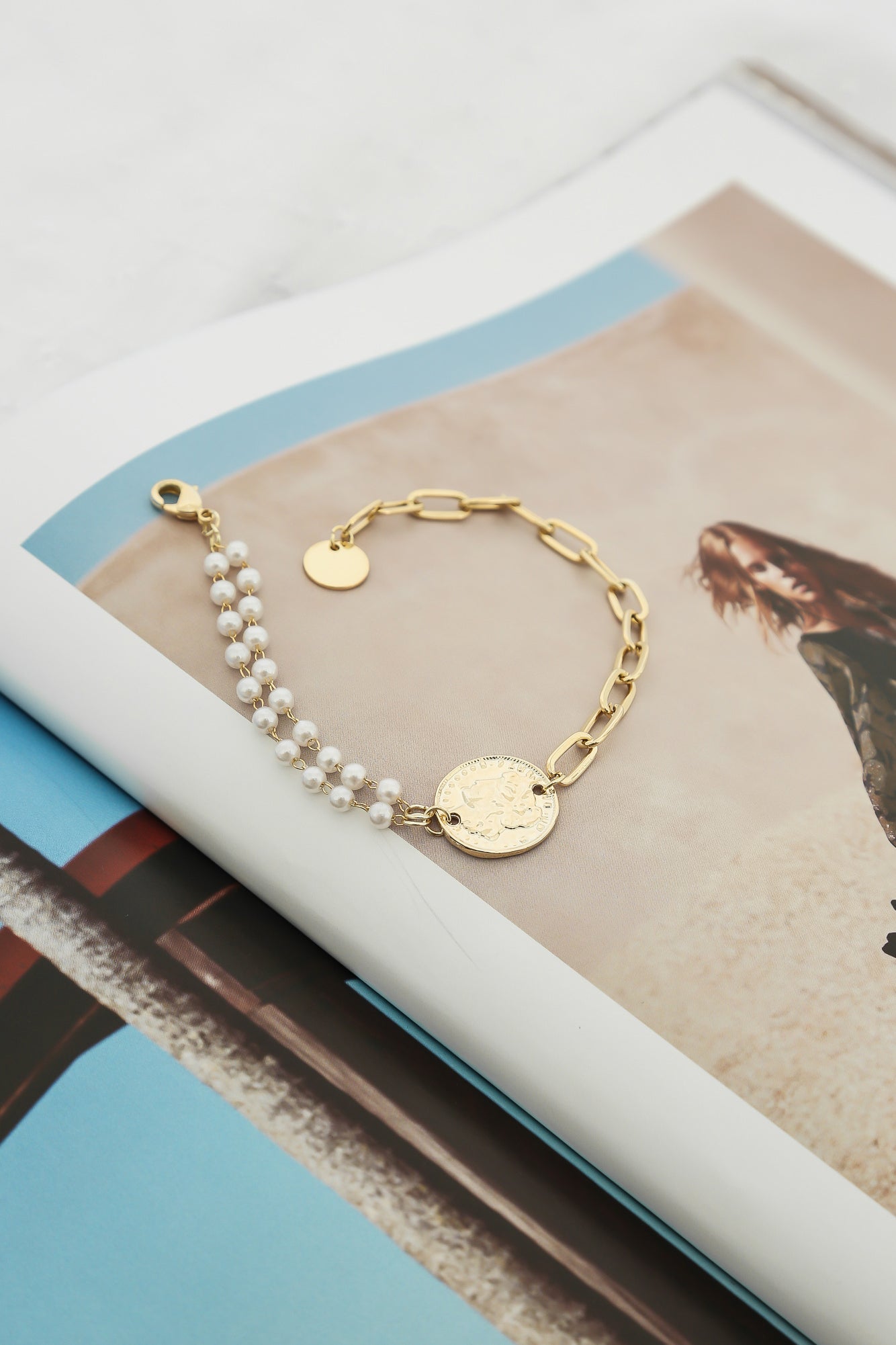 Lucky Coin Bracelet Gold