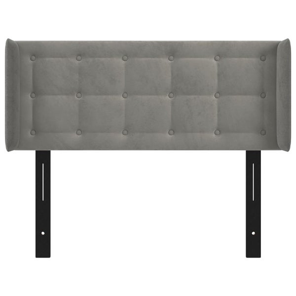 vidaXL Headboard with Ears Dark/Light Gray 40.6