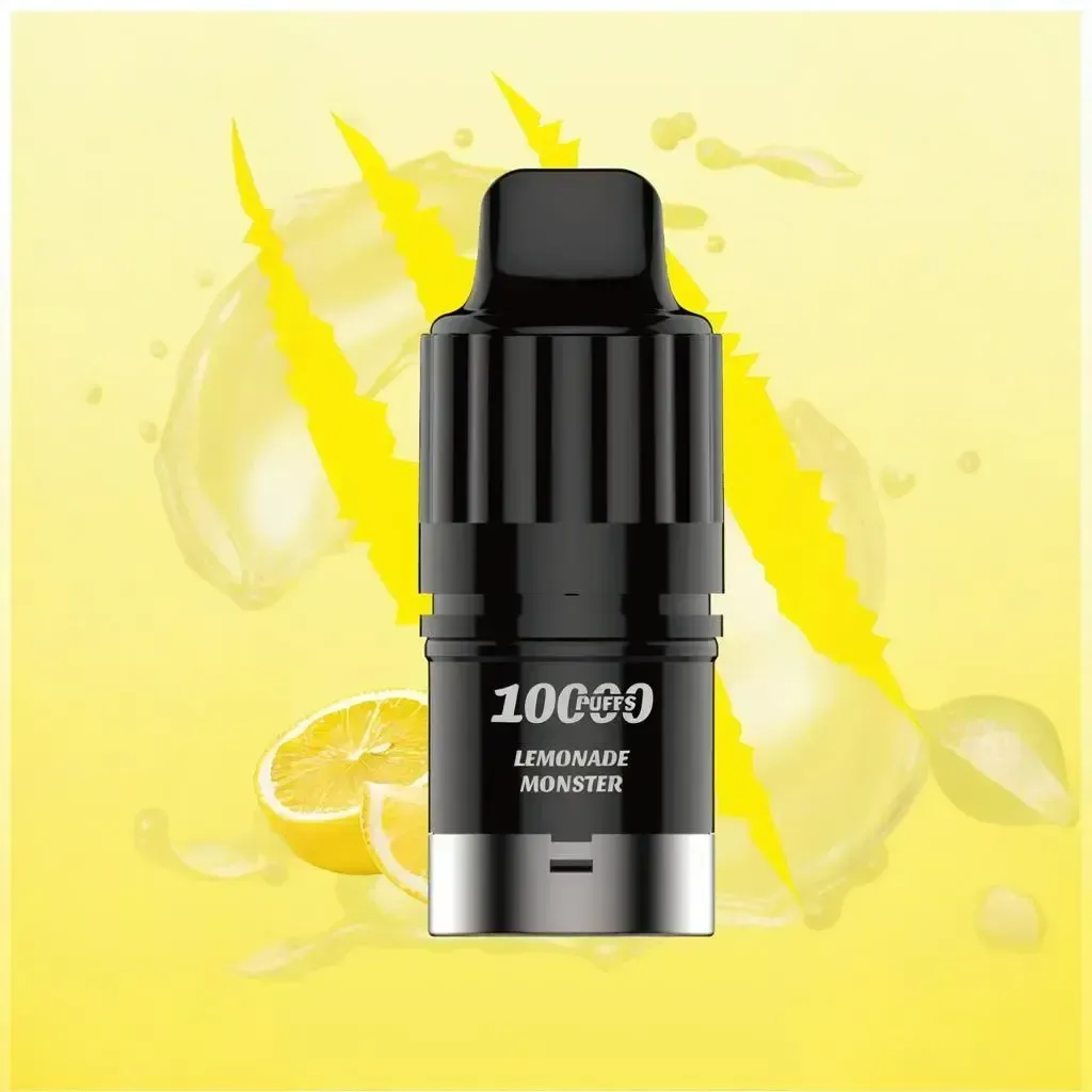 IGET BAR PLUS S3 10000 | Lemonade Monster: 10000 Puffs, Refillable Joy