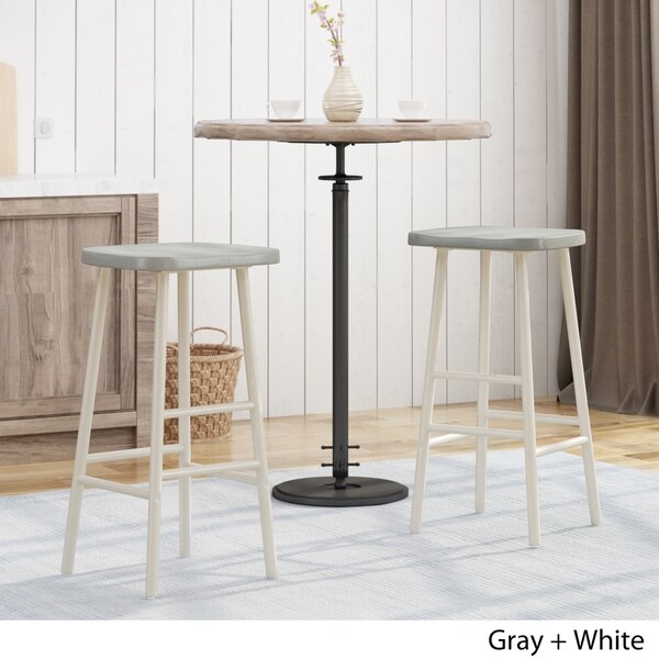 Merlyne Pine Bar Stools (Set of 2) by Christopher Knight Home