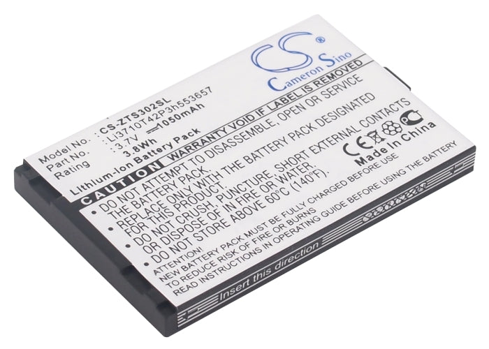 ZTE S302 Replacement Battery: BatteryClerkcom Mobile Phone